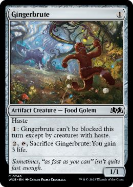 【ENG】【Foil】《ジンジャーブルート/Gingerbrute》[WOE]