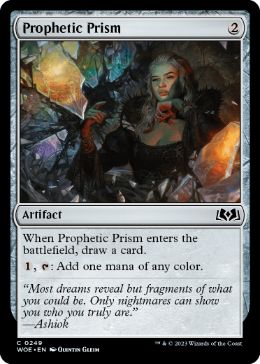 【ENG】【Foil】《予言のプリズム/Prophetic Prism》[WOE]