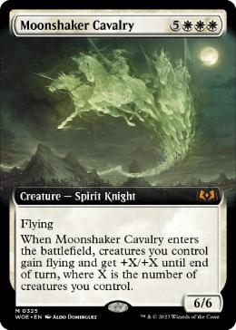 【ENG】■拡張アート■《月揺らしの騎兵隊/Moonshaker Cavalry》[WOE]