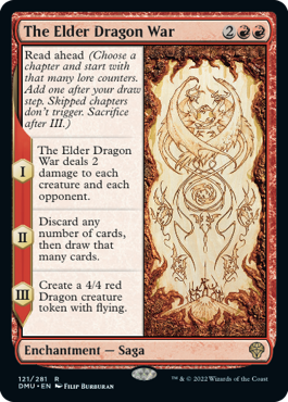 【ENG】【Foil】《巨竜戦争/The Elder Dragon War》[DMU]
