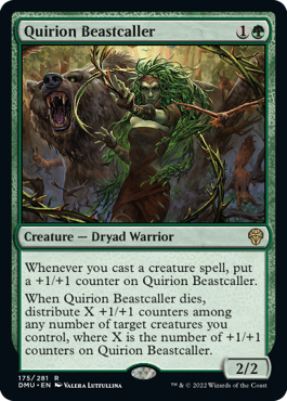 【ENG】《クウィリーオンの獣呼び/Quirion Beastcaller》[DMU]