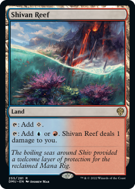 【ENG】【Foil】《シヴの浅瀬/Shivan Reef》[DMU]