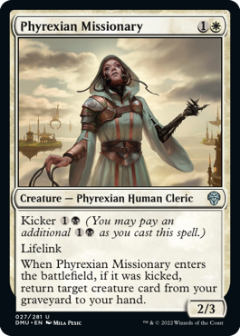 【ENG】《ファイレクシアの宣教師/Phyrexian Missionary》[DMU]