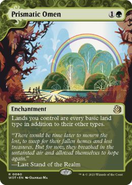 【ENG】【Foil】《虹色の前兆/Prismatic Omen》[WOT]