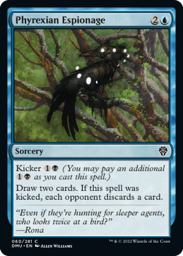 【ENG】《ファイレクシア流諜報術/Phyrexian Espionage》[DMU]