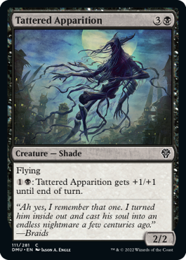 【ENG】【Foil】《ぼろぼろの亡霊/Tattered Apparition》[DMU]