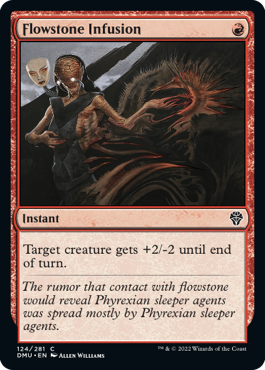 【ENG】【Foil】《流動石の注入/Flowstone Infusion》[DMU]