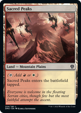 【ENG】【Foil】《聖なる峰/Sacred Peaks》[DMU]
