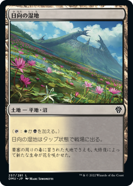 【JPN】【Foil】《日向の湿地/Sunlit Marsh》[DMU]