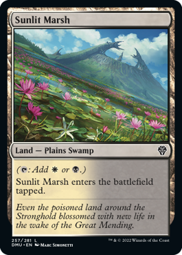 【ENG】【Foil】《日向の湿地/Sunlit Marsh》[DMU]