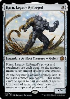 【ENG】【Foil】《再鍛されたレガシー、カーン/Karn, Legacy Reforged》[MAT]