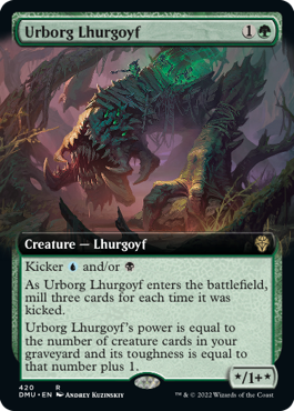 【ENG】■拡張アート■《アーボーグのルアゴイフ/Urborg Lhurgoyf》[DMU]