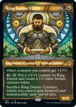 【ENG】【Foil】■ショーケース■《国王ダリアン四十八世/King Darien XLVIII》[DMU]