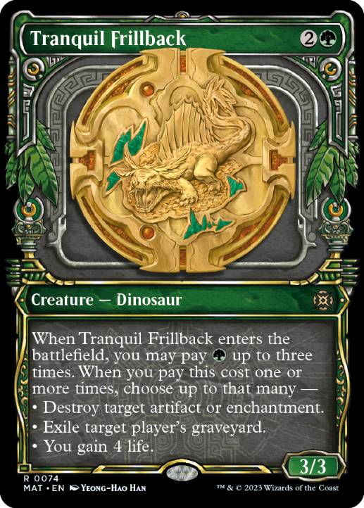 【ENG】■ショーケース■《温厚な襞背/Tranquil Frillback》[MAT]