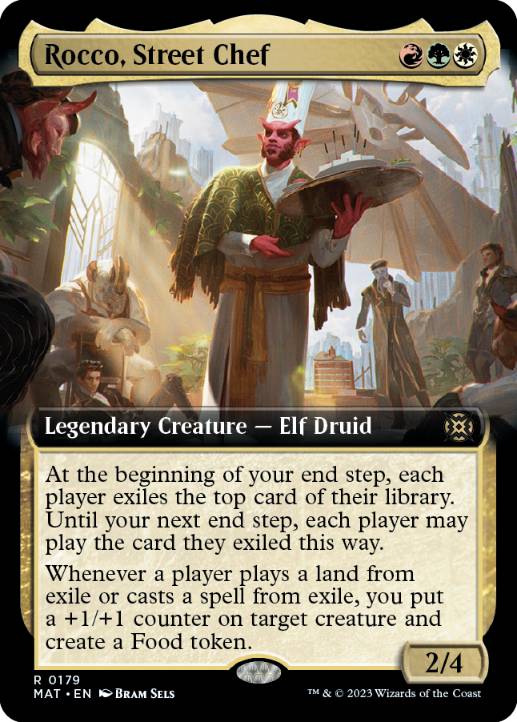 【ENG】【Foil】■拡張アート■《街角の料理人、ロッコ/Rocco, Street Chef》[MAT]