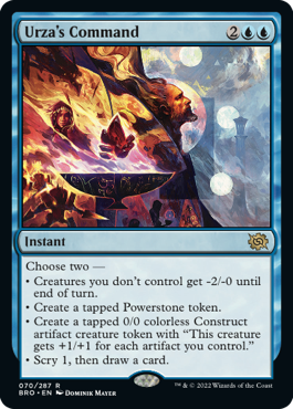 【ENG】《ウルザの命令/Urza's Command》[BRO]