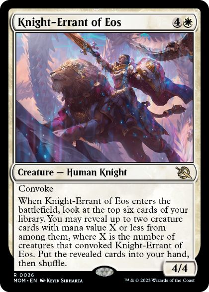 【ENG】【Foil】《イーオスの遍歴の騎士/Knight-Errant of Eos》[MOM]