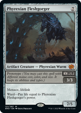 【ENG】《ファイレクシアの肉体喰らい/Phyrexian Fleshgorger》[BRO]