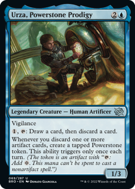【ENG】《パワーストーンの神童、ウルザ/Urza, Powerstone Prodigy》[BRO]
