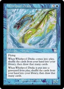 【ENG】【Foil】《渦巻きドレイク/Whirlpool Drake》[APC]
