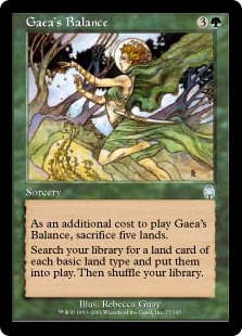 【ENG】【Foil】《ガイアの均衡/Gaea's Balance》[APC]