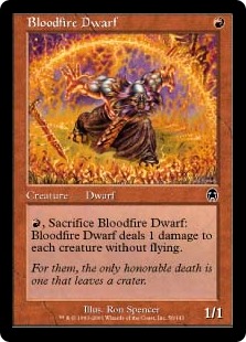 【ENG】【Foil】《沸血のドワーフ/Bloodfire Dwarf》[APC]