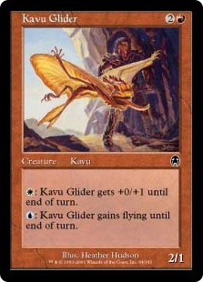【ENG】【Foil】《カヴーの滑空者/Kavu Glider》[APC]