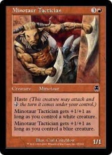 【ENG】【Foil】《ミノタウルスの戦術家/Minotaur Tactician》[APC]