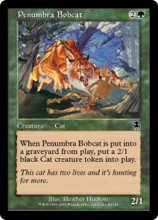 【ENG】【Foil】《暗影のボブキャット/Penumbra Bobcat》[APC]