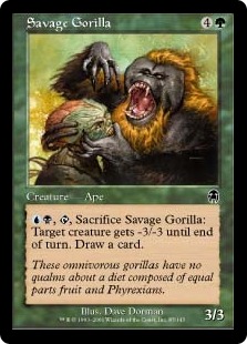 【ENG】【Foil】《凶暴なゴリラ/Savage Gorilla》[APC]