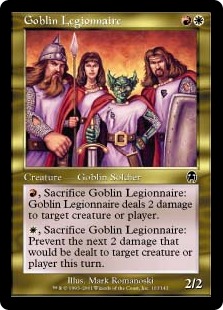 【ENG】【Foil】《ゴブリンの軍団兵/Goblin Legionnaire》[APC]