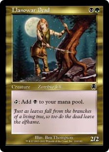 【ENG】【Foil】《ラノワールの死者/Llanowar Dead》[APC]