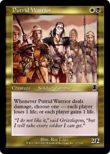【ENG】【Foil】《腐肉戦士/Putrid Warrior》[APC]