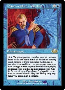 【ENG】《プレインズウォーカーのいたずら/Planeswalker's Mischief》[PLS]
