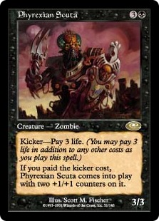 【ENG】《ファイレクシアの盾持ち/Phyrexian Scuta》[PLS]