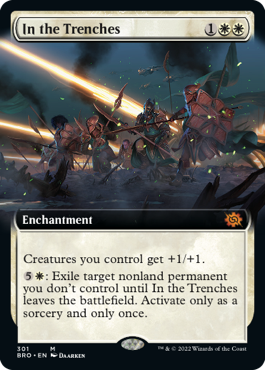 【ENG】■拡張アート■《戦闘態勢/In the Trenches》[BRO]