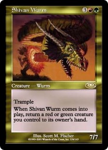 【ENG】《シヴのワーム/Shivan Wurm》[PLS]