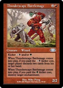 【ENG】《雷景学院の戦闘魔道士/Thunderscape Battlemage》[PLS]