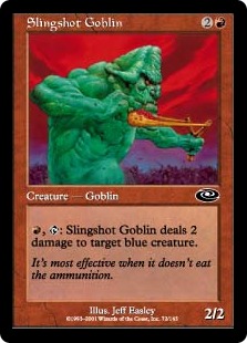 【ENG】《パチンコ・ゴブリン/Slingshot Goblin》[PLS]