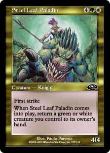 【ENG】《鉄葉の聖騎士/Steel Leaf Paladin》[PLS]