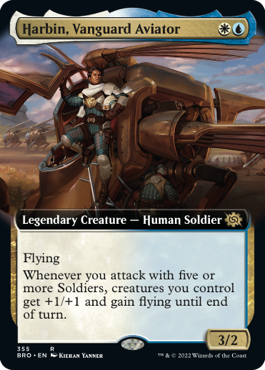 【ENG】【Foil】■拡張アート■《先兵の飛行士、ハービン/Harbin, Vanguard Aviator》[BRO]