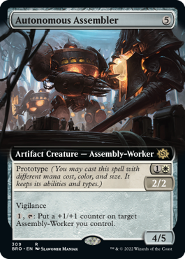 【ENG】【Foil】■拡張アート■《自律型組立工/Autonomous Assembler》[BRO]