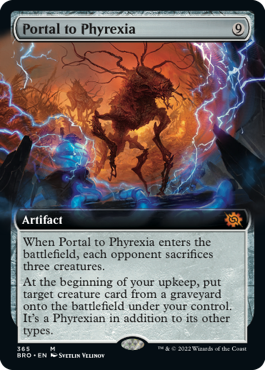 【ENG】■拡張アート■《ファイレクシアへの門/Portal to Phyrexia》[BRO]