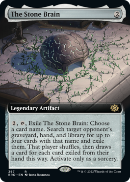 【ENG】【Foil】■拡張アート■《石の脳/The Stone Brain》[BRO]