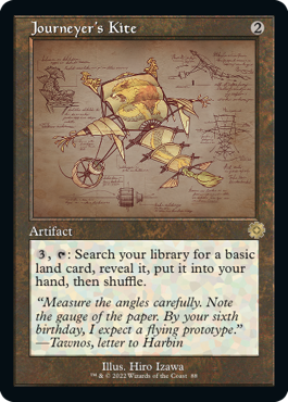 【ENG】【Foil】■設計図■《旅行者の凧/Journeyer's Kite》[BOR]