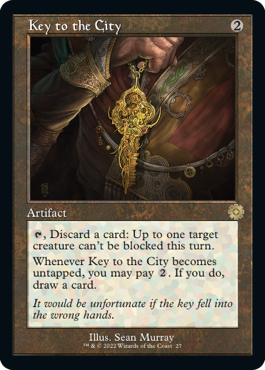 【ENG】【Foil】■旧枠■《街の鍵/Key to the City》[BOR]