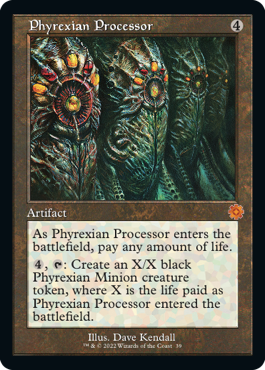 【ENG】■旧枠■《ファイレクシアの処理装置/Phyrexian Processor》[BOR]