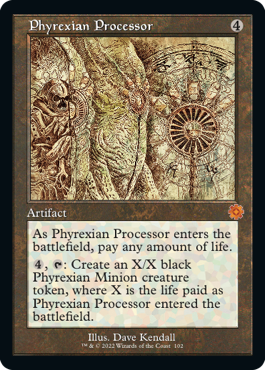 【ENG】■設計図■《ファイレクシアの処理装置/Phyrexian Processor》[BOR]