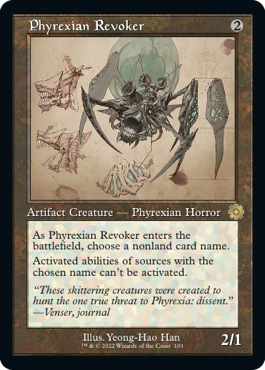 【ENG】■設計図■《ファイレクシアの破棄者/Phyrexian Revoker》[BOR]