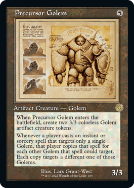 【ENG】■設計図■《先駆のゴーレム/Precursor Golem》[BOR]